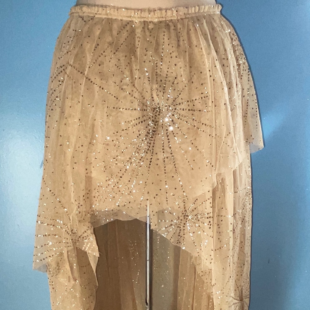 Free People Can't Stop the Feeling Tutu Glitter Maxi Skirt
